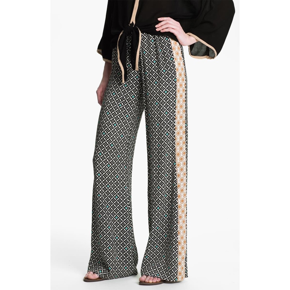 Revolve Ella Moss | Sun Tile Palazzo Pant Black